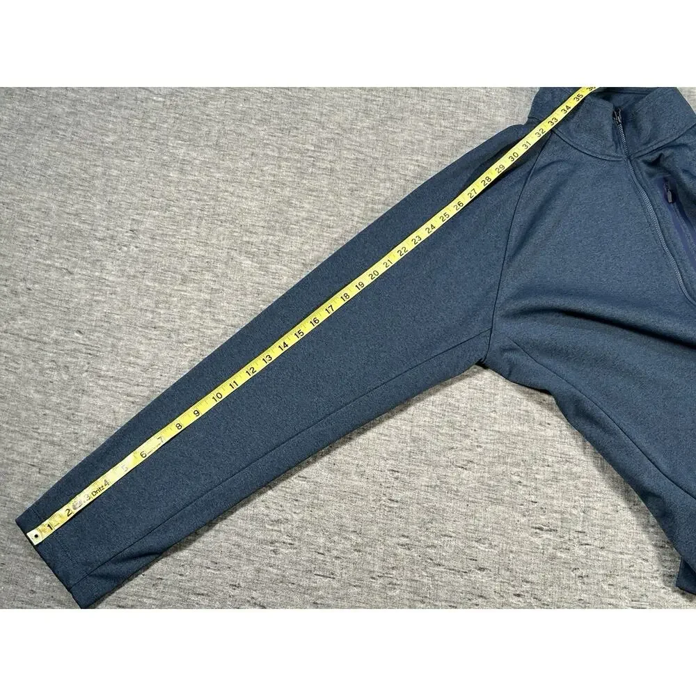 The North Face 1/2-Zip Pullover Mens Extra Large Blue Activewear Fleece Sweater